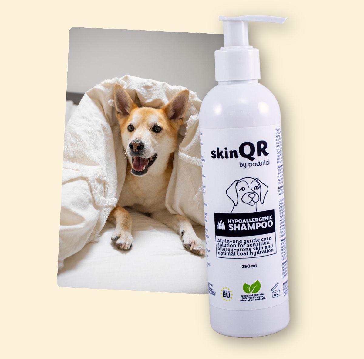 skinQR Shampoo Ipoallergenico (250ml)