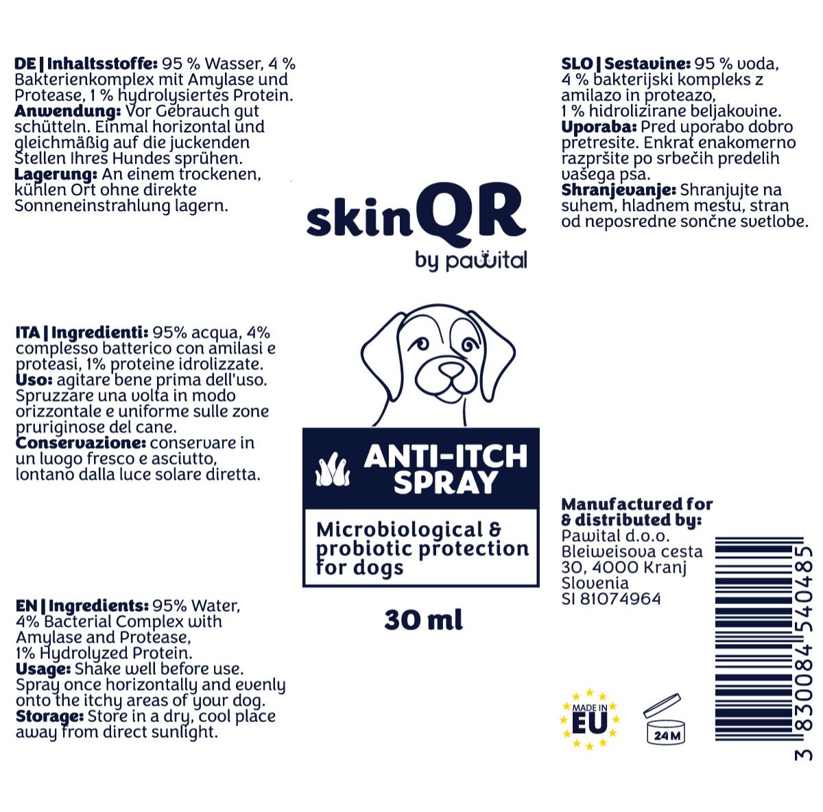 skinQR Spray Antiprurito (30ml) -30%